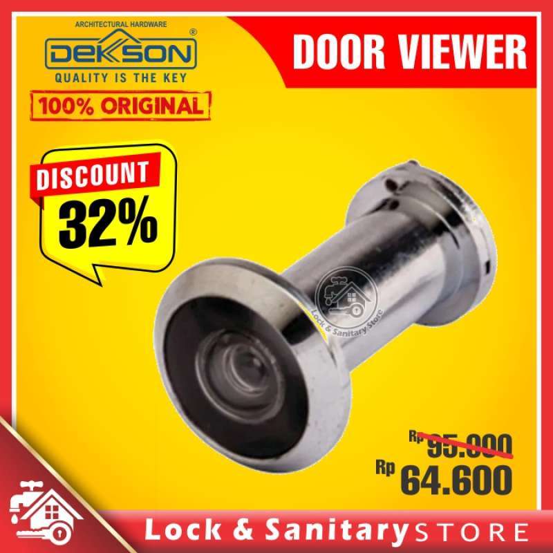 Promo Door View Dekson Dekkson Dv 200 Cp Lubang Intip Pintu Door Viewer