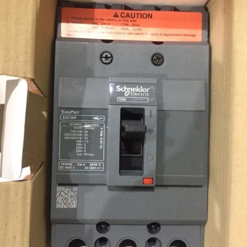 Promo Mccb Ezc100F 3P 100A Schneider Diskon 17% di Seller TB Honey ...