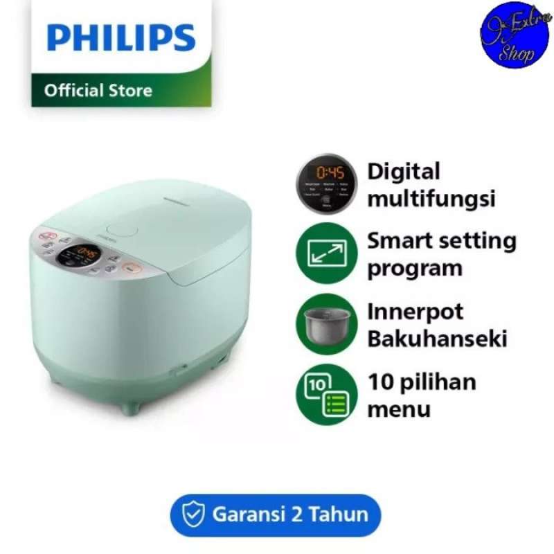Promo Philips Digital Rice Cooker [1.8 L] Hd4515/85 Diskon 15 di