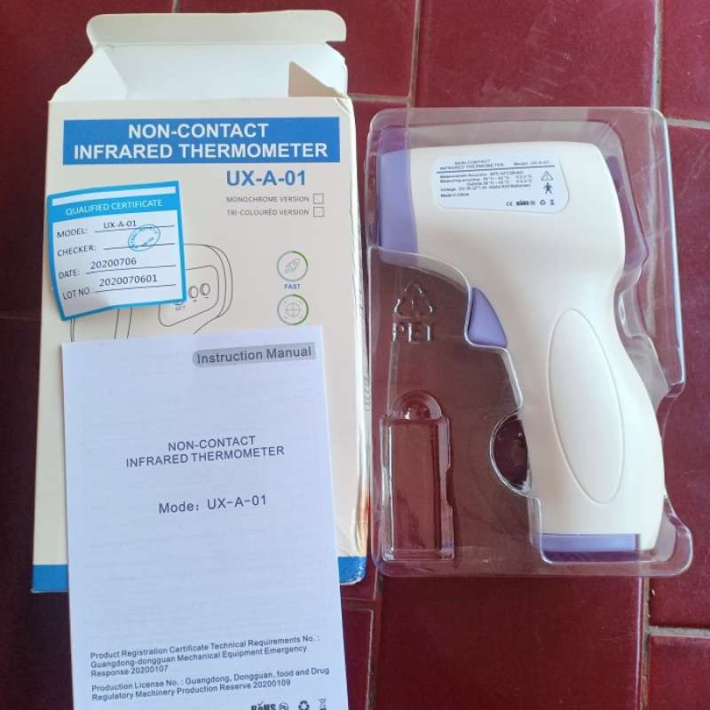 Promo Infrared Thermometer Termometer Badan UxA01 Diskon 17 di