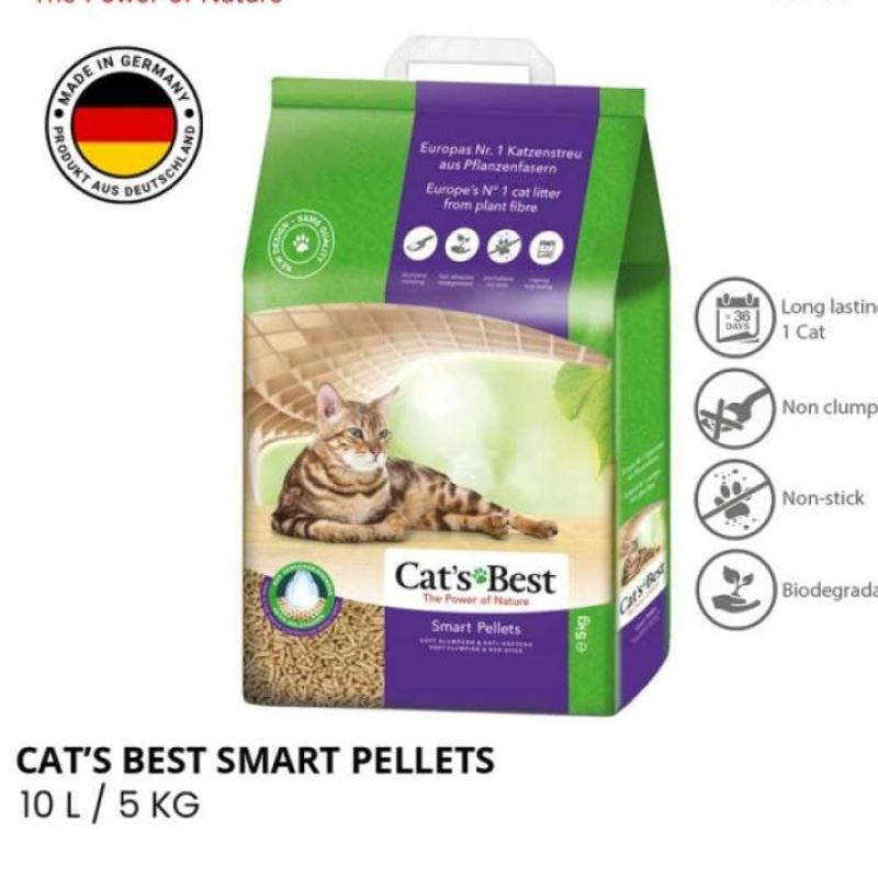 Promo Cat's Best Smart Pellets Clump Cat Litter Pasir Kucing Gumpal
