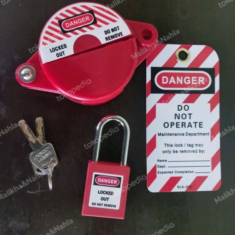 Promo 1 Set Gate Valve Lockout Device for Small Valves Diskon 33% di ...