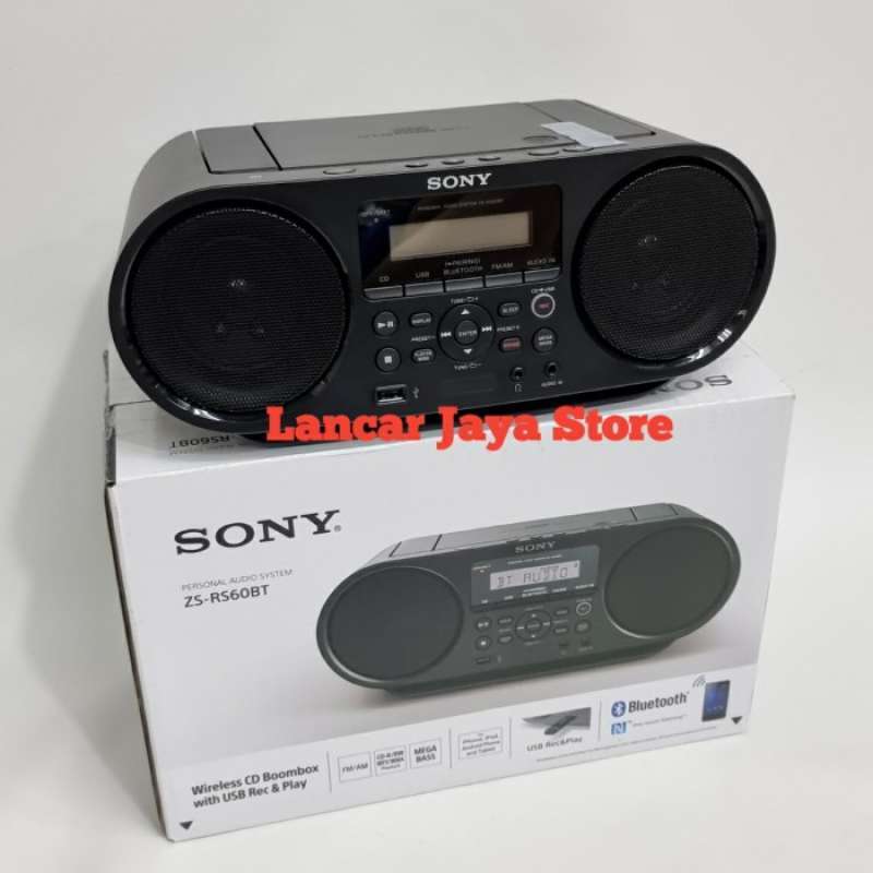 Promo SONY ZSRS60BT Bluetooth & Portable CD Boombox Original Sony Cd
