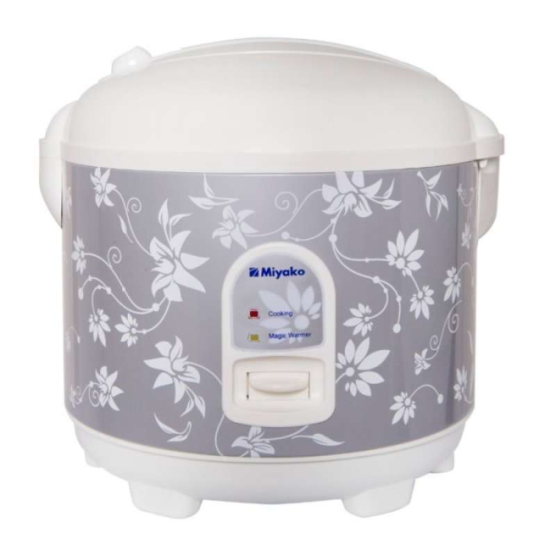 Promo Miyako Rice Cooker Miyako MCM528/18 liter silver flower Diskon