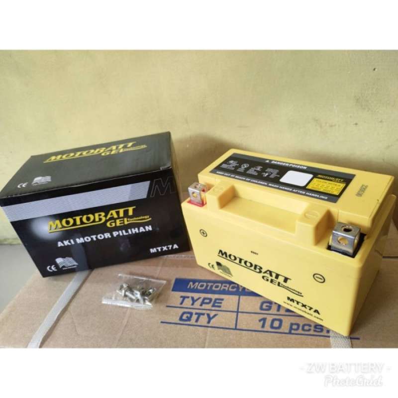 Promo AKI MOTOR UNTUK NINJA 250 KARBU MTX7A MOTOBATT Diskon 23% di