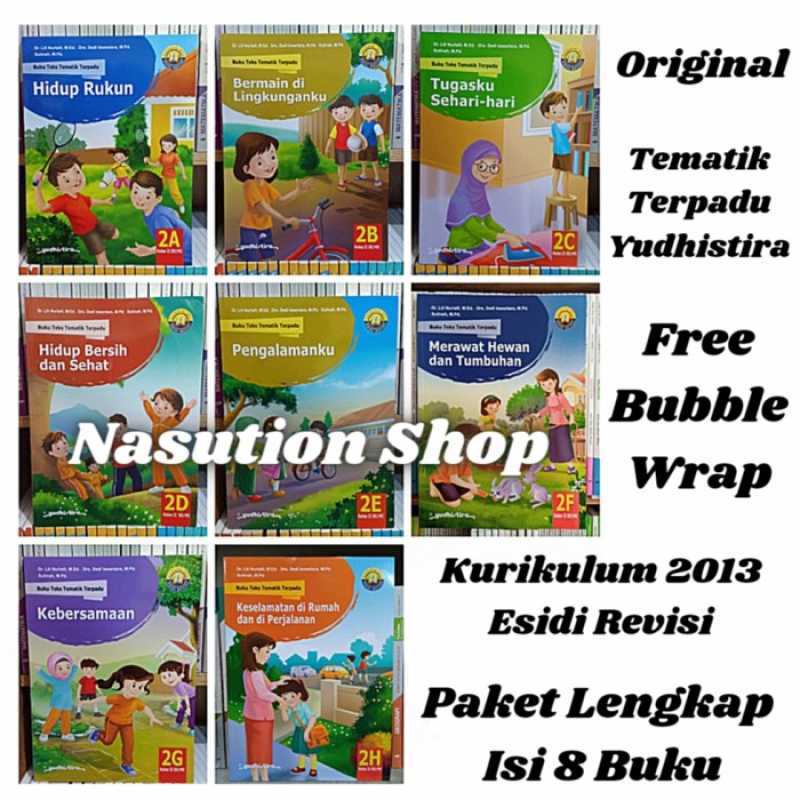 Jual Paket Buku Tematik Yudhistira 2a Sampai 2h Kelas 2 Sd K13 Edisi ...