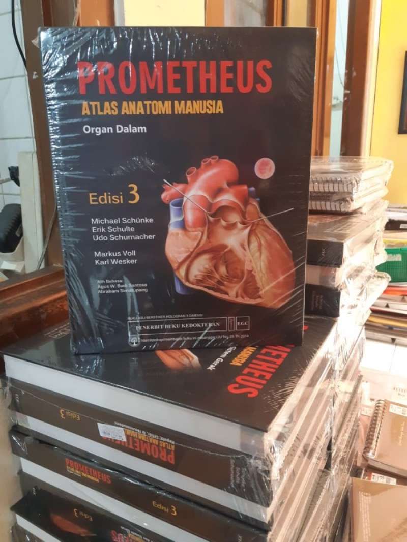 Promo 3 Buku Prometheus (Edisi 3) Atlas Anatomi Tubuh Manusia