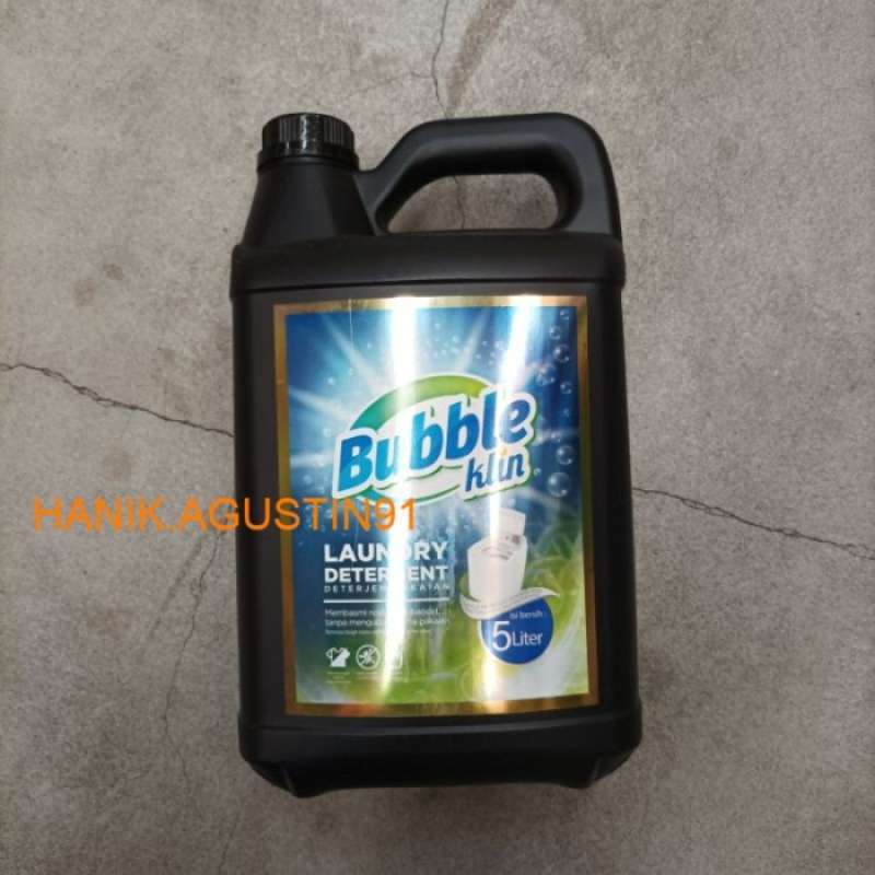 Promo Bubble Klin Deterjen Laundry Liquid Ekonomis 5 Liter / Laundry 5