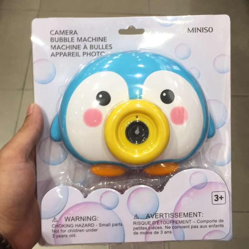 Jual Miniso Camera Bubble Machine Balon Air Mainan Anak di Seller Tummy