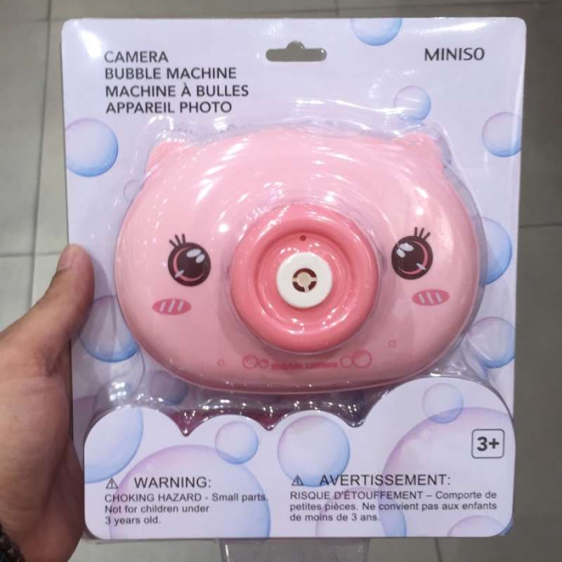 Jual Miniso Camera Bubble Machine Balon Air Mainan Anak di Seller Tummy