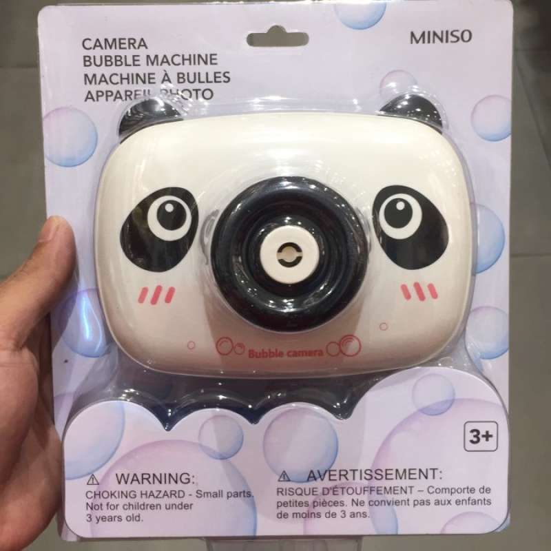 Jual Miniso Camera Bubble Machine Balon Air Mainan Anak di Seller Tummy