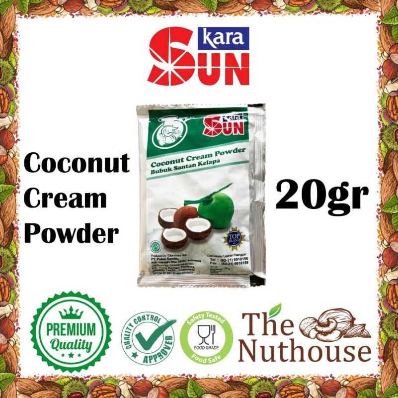 Jual Sun Kara Coconut Cream Powder / Kelapa Bubuk 20gr [HALAL] di