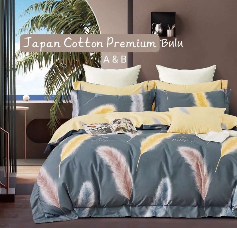 Jual Set Bed Cover Katun Jepang 58 (PO) Motif Cantik Kekinian by Karel