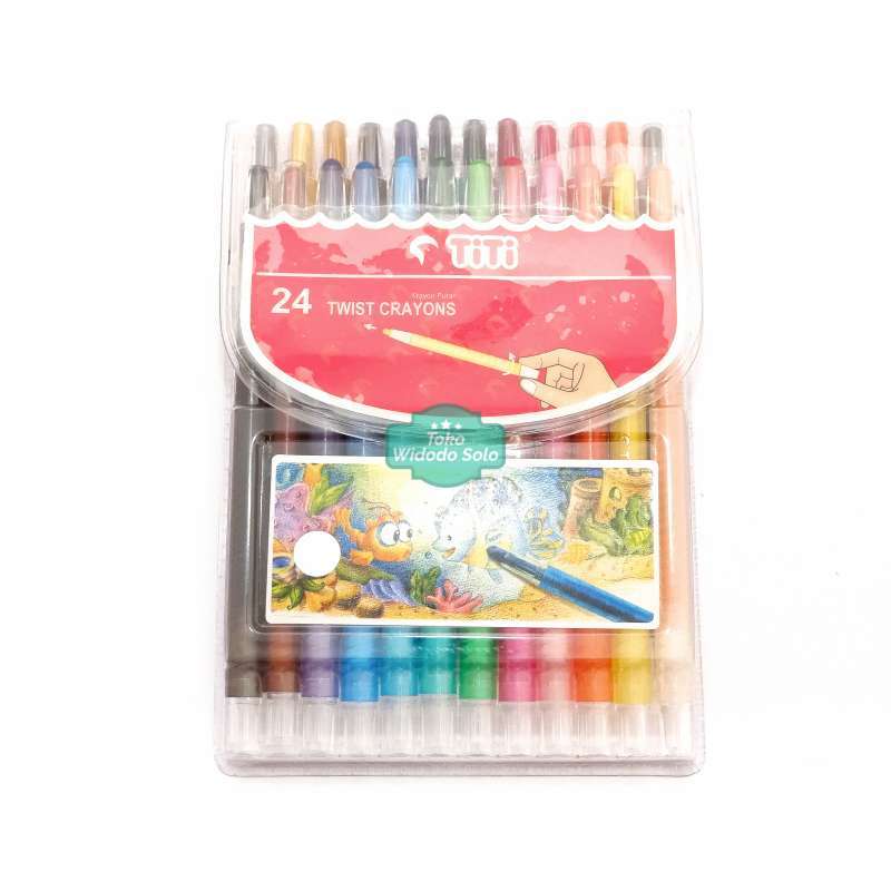 Jual Crayon Putar Titi Joyko 24 Warna Panjang 24 Twist Crayons TI CP