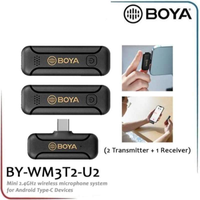 Jual Boya By-Wm3T2 U1 Mini2.4Ghz Wireless Microphone For Android Usb ...