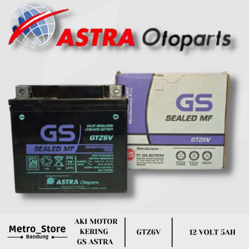 Promo Aki Gs Gtz6v Original Gs Yuasa Cocok Untuk Motor Vario 125/150