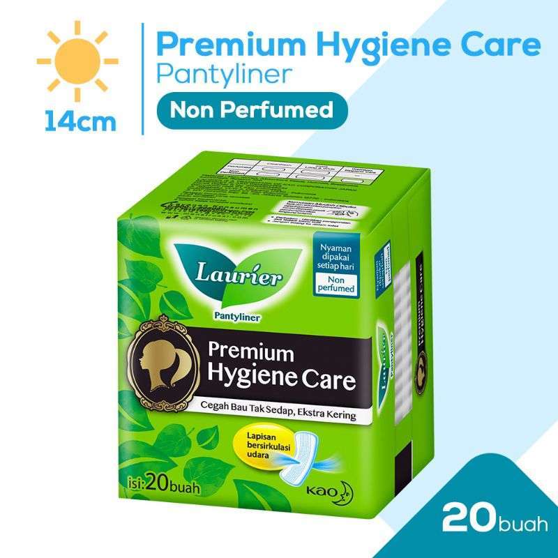 Jual Laurier Premium Hygiene Care NonPerfumed Pantyliner [20 Pcs] di Seller Blibli Express