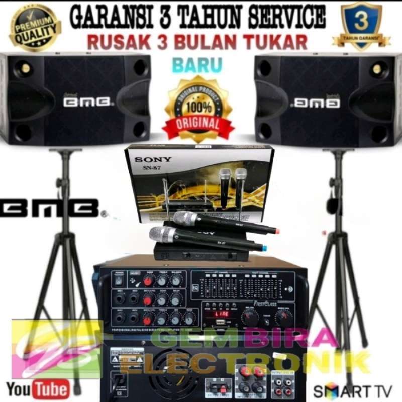 Promo Paket Sound System Bluetooth Bmb Original Home Theater Karaoke