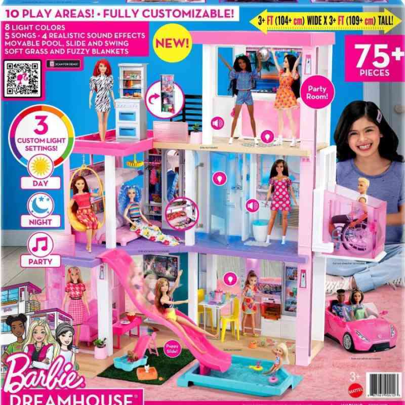 Promo BARBIE DREAMHOUSE 360 PLAY RUMAH BARBIE DREAM HOUSE MATTEL Diskon