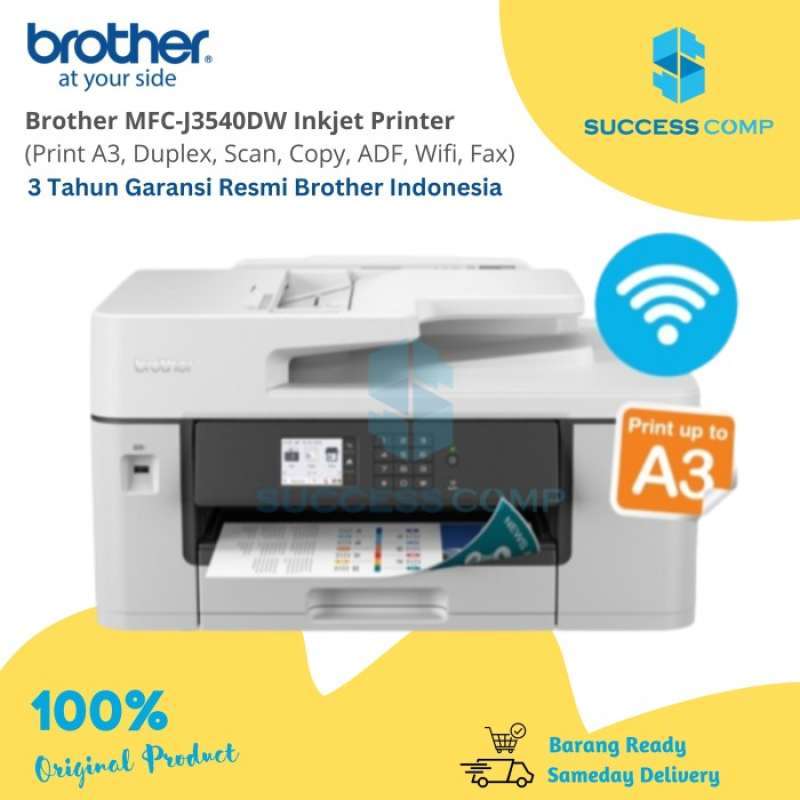 Jual Printer Brother MFC-J3540DW A3 Multifunction Wireless Duplex Fax ...