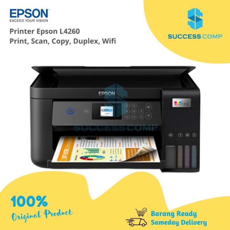 Jual Printer Epson L4260 A4 WiFi Duplex All in One Ink Tank Printer di
