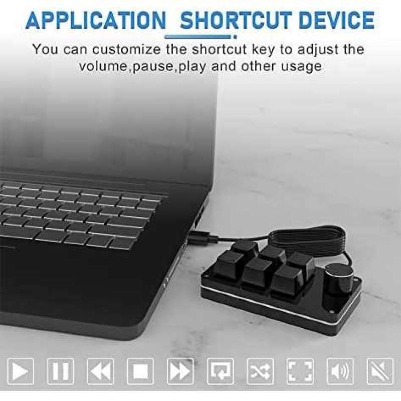 Jual 6 Key Mechanical Keyboard Rgb Usb Gaming Shortcut - Vd6r Di Seller ...