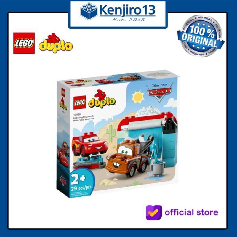 Promo Lego Duplo 10996 Lightning McQueen & Mater's Car Wash Fun Diskon ...