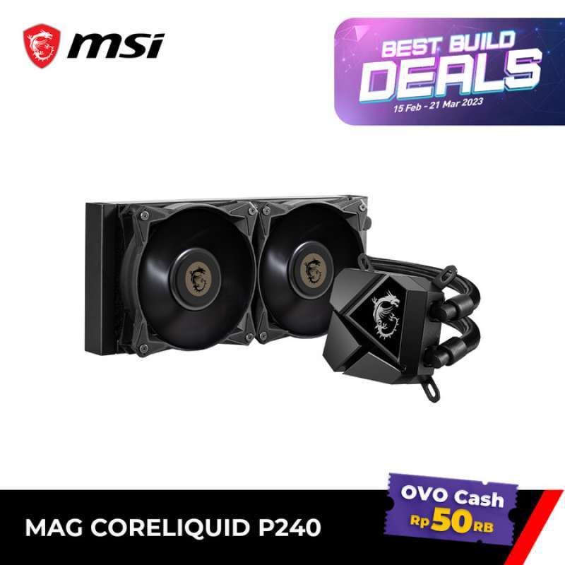 Promo MSI MAG CORELIQUID P240 [AiO LIQUID COOLING] Diskon 23% di Seller ...