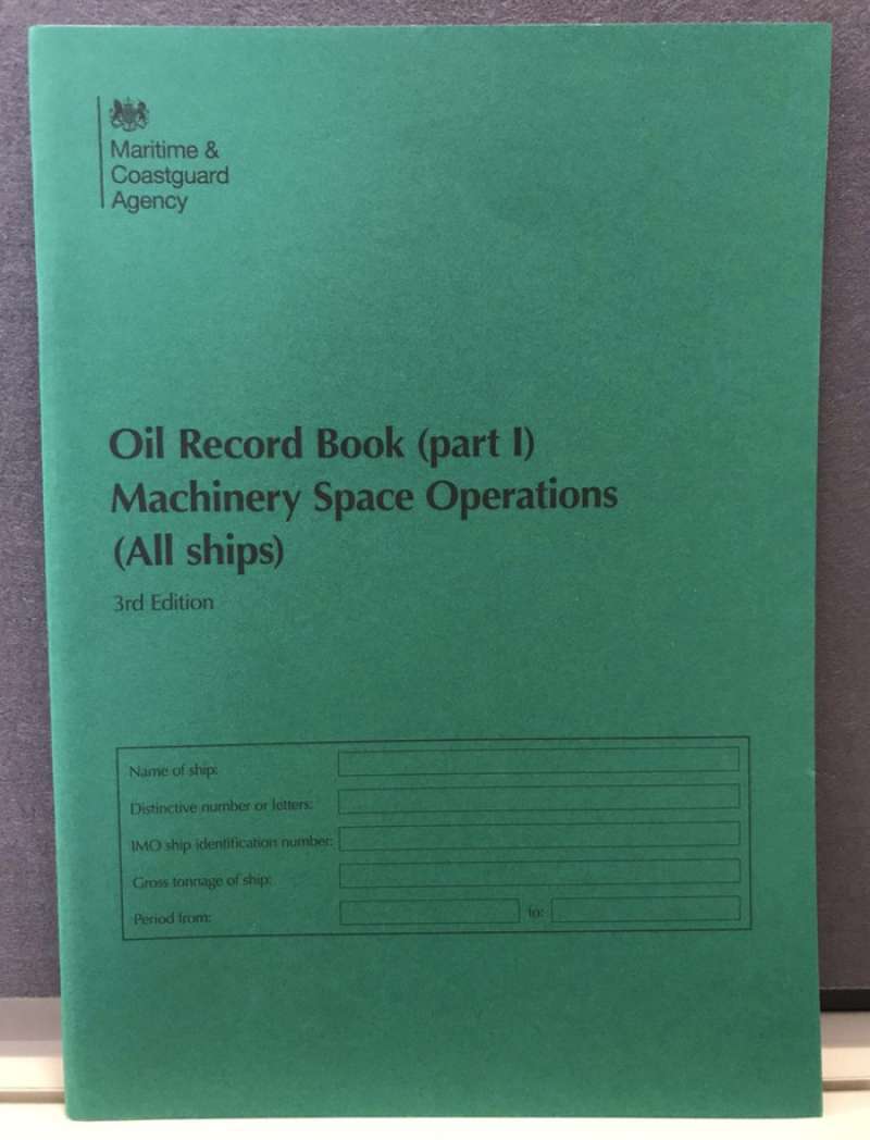 Promo Buku Oil Record Book part 1 Catatan Minyak Kapal Part 1 All Ships