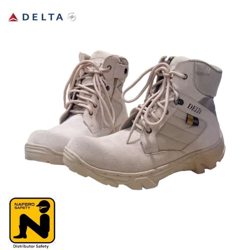 Jual Sepatu Safety Boost Delta Cordura Tactical Ujung Besi Cream - 40 ...
