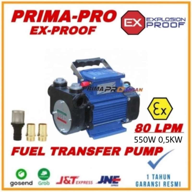 Promo Pompa transfer BBM Solar/Bensin Fuel pump Explosion Proof AC 220V