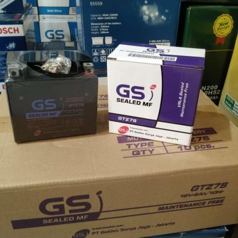Promo Aki Motor Honda Adv 150 Accu Gtz7s Gtz6s Ytz7s Gs Mf Aki Kering