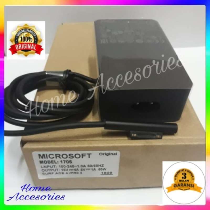 Surface Pro Charger,65W 15V 4A Microsoft Surface Charger for