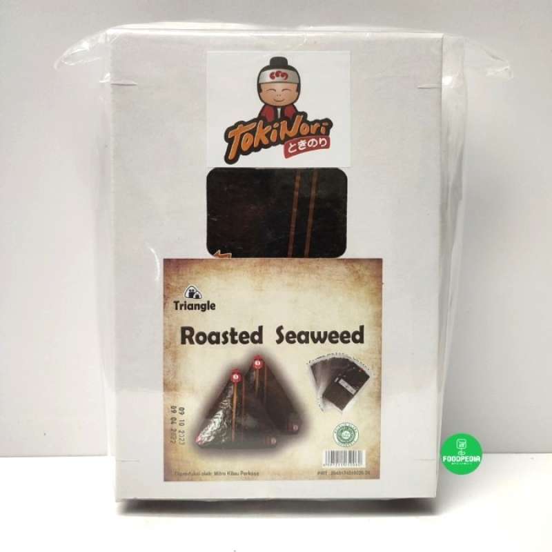 Promo Tokinori Onigiri Wrapper Nori 1Box Bungkus Sushi Segitiga