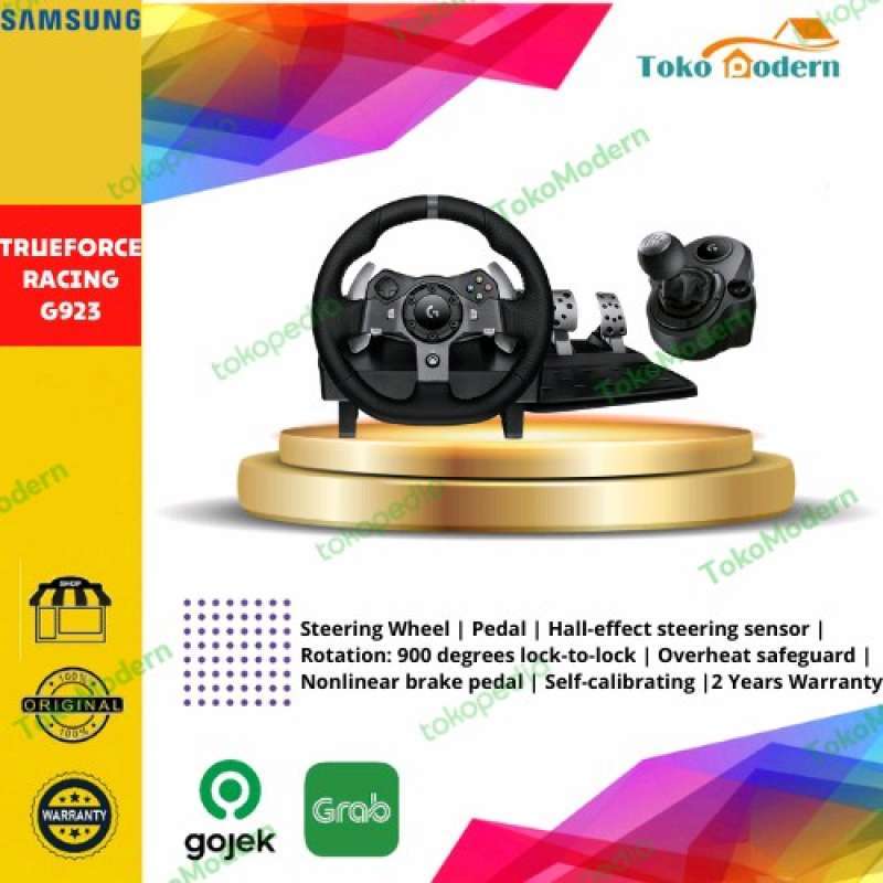 Promo LOGITECH G923 TRUE FORCE STEERING WHEEL PEDALS SHIFTER FOR PC PS4