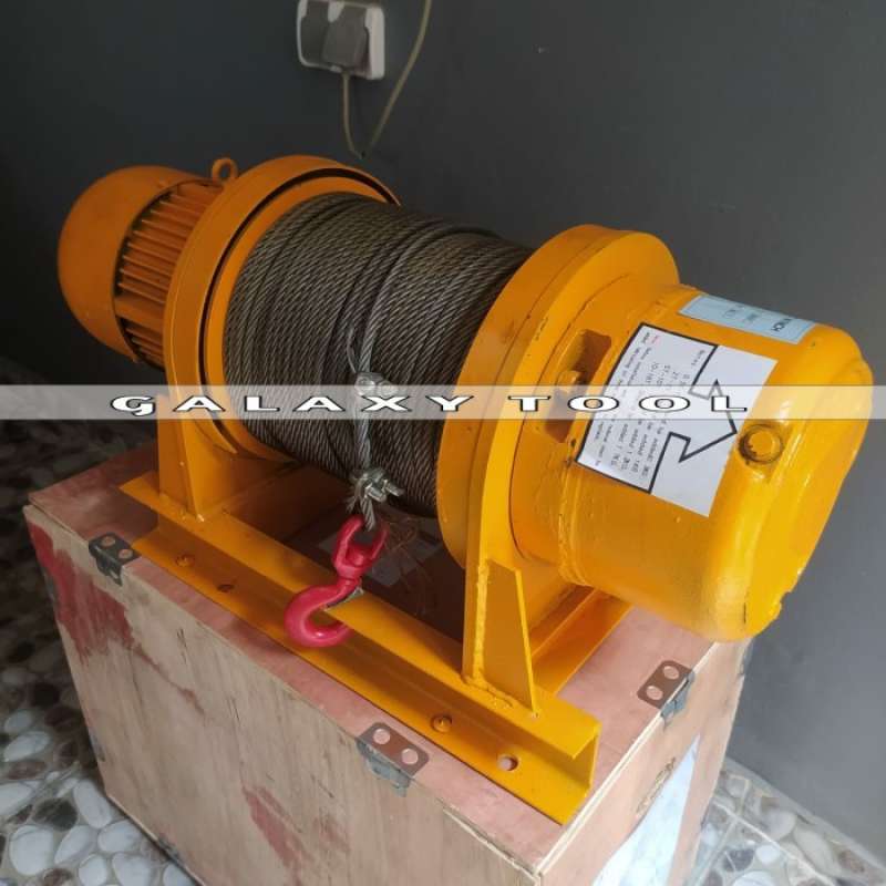 Promo ELECTRIC WINCH HOIST 1 TON SLING 100 METER KATROL LISTRIK WEKA