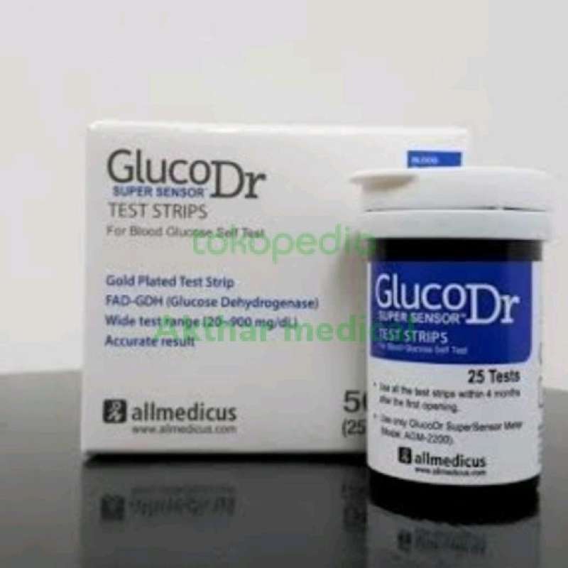 Promo Strip Gluco Dr Super Sensor Agm 2200 Kode 2/ Refill Gluco Dr S