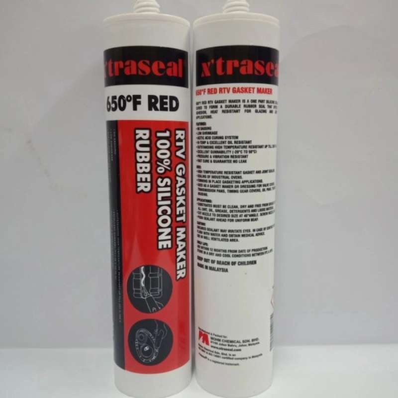 Promo Xtraseal Red Rubber Gasket Rtv Xtraseal Red Sealant Tabung ...