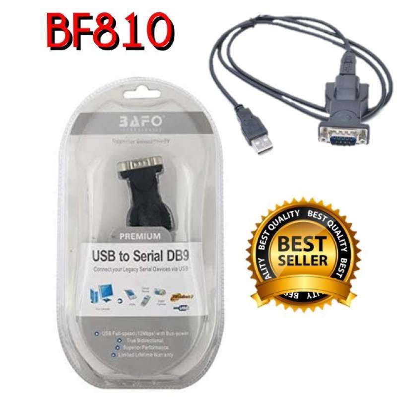 Promo Kabel Converter Usb To Rs232 Serial Db9 Bafo Original / Usb To