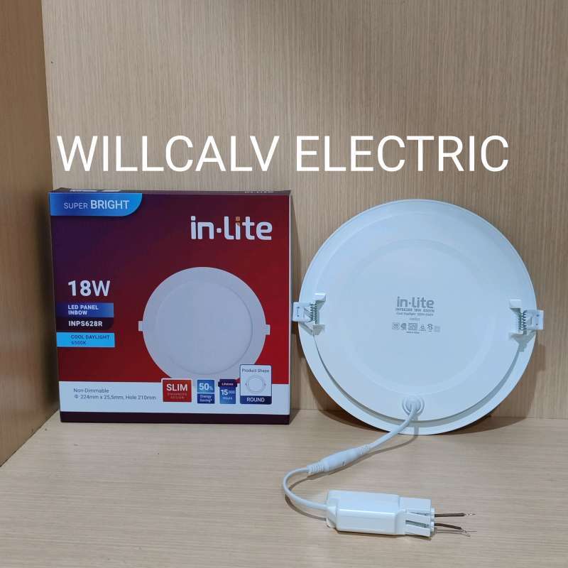 Inlite Led Magic Promo Lampu Panel Inlite 18w Led 6500k Cahaya Putih / Lampu Downlight ...