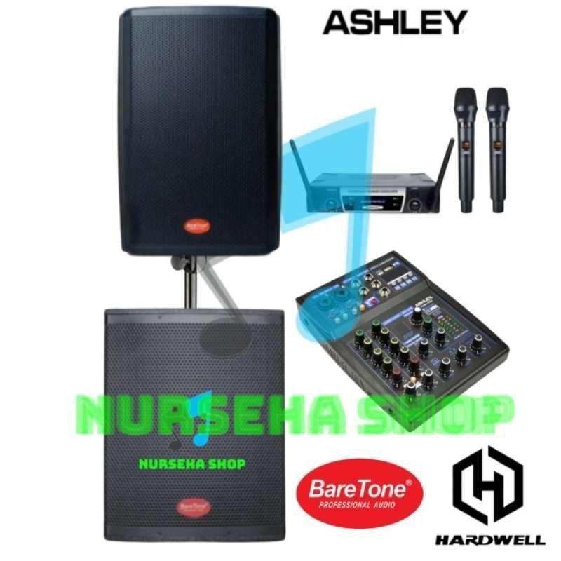 Jual paket sound system LAPANGAN baretone 15H plus sub 15 inch single