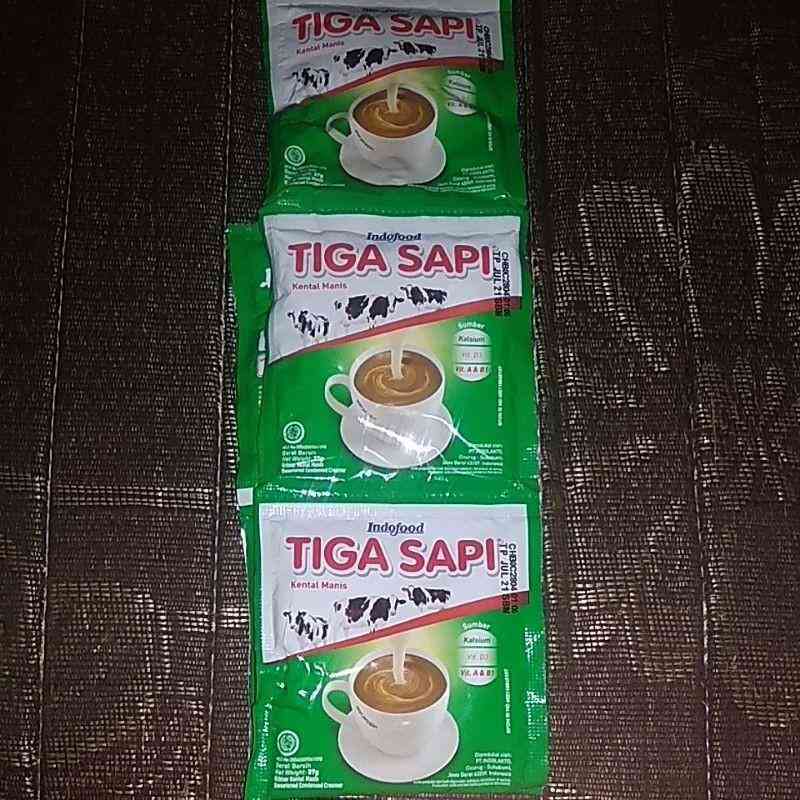 Jual TIGA SAPI PUTIH SACHET / SUSU TIGA SAPI SASET ( DUS ) di Seller CV