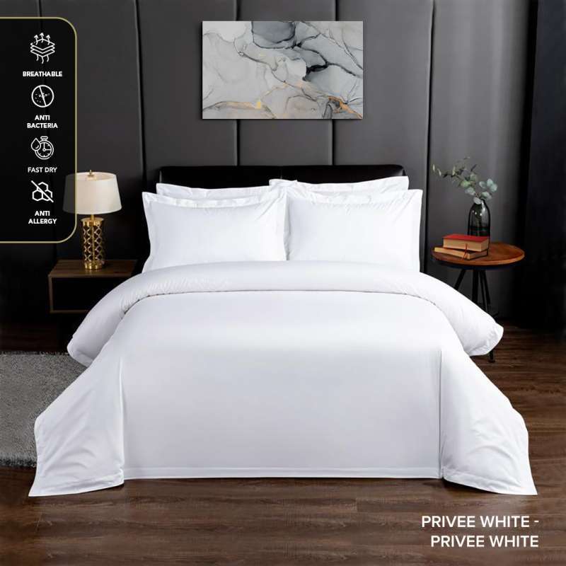 Jual King Rabbit Bed Cover Motif Privee White Di Seller King Rabbit