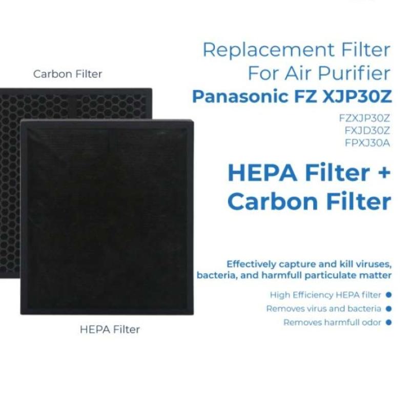 Promo Panasonic Air Purifier Filter FZ XJP30Z HEPA + Carbon