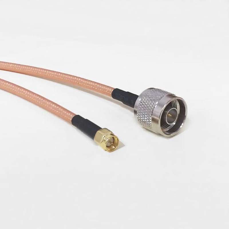 N-SMA RG142 Koaxialkabel 1 Meter – Vergoldete Stecker, Verlustarm, Bis 6 GHz, Für Antennen & Kommunikationsgeräte