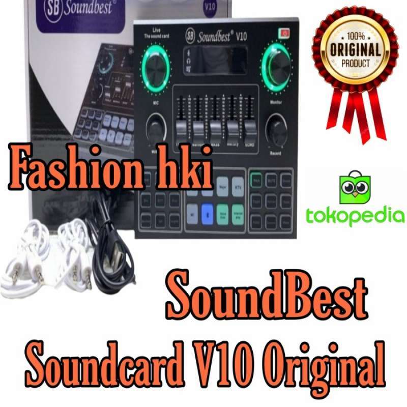 Promo SOUNDCARD V10 SOUNDBEST SOUND CARD V10 SOUNDCARD SOUNDBEST V10