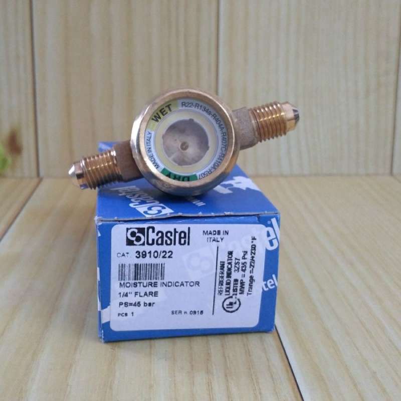 Promo Moisture indicator / sight glass 1/4 Flare (merk Castel ) Diskon