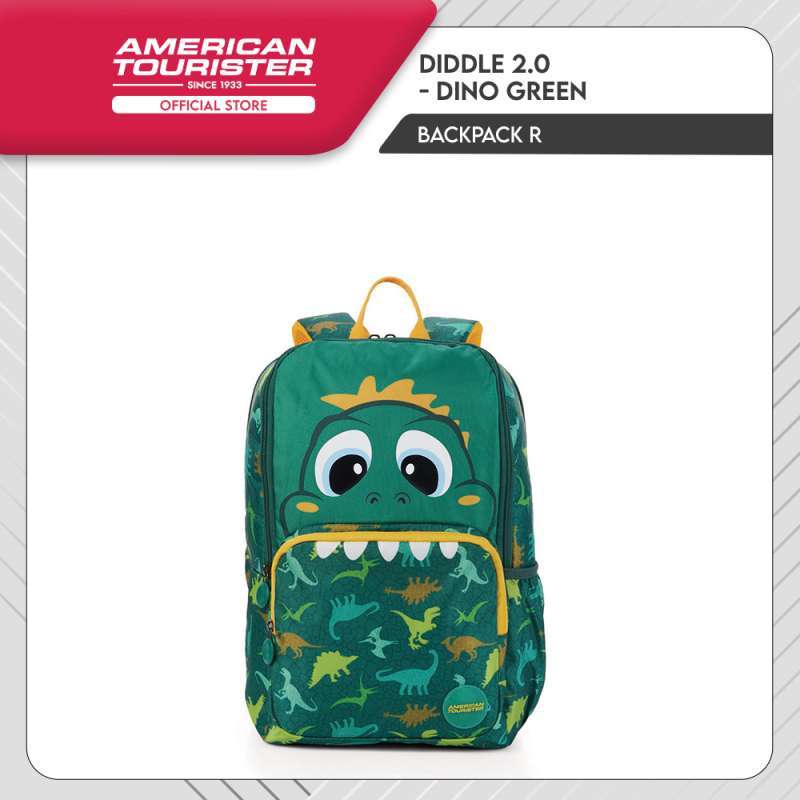 Jual American Tourister Diddle 2.0 Backpack R Dino Green di Seller