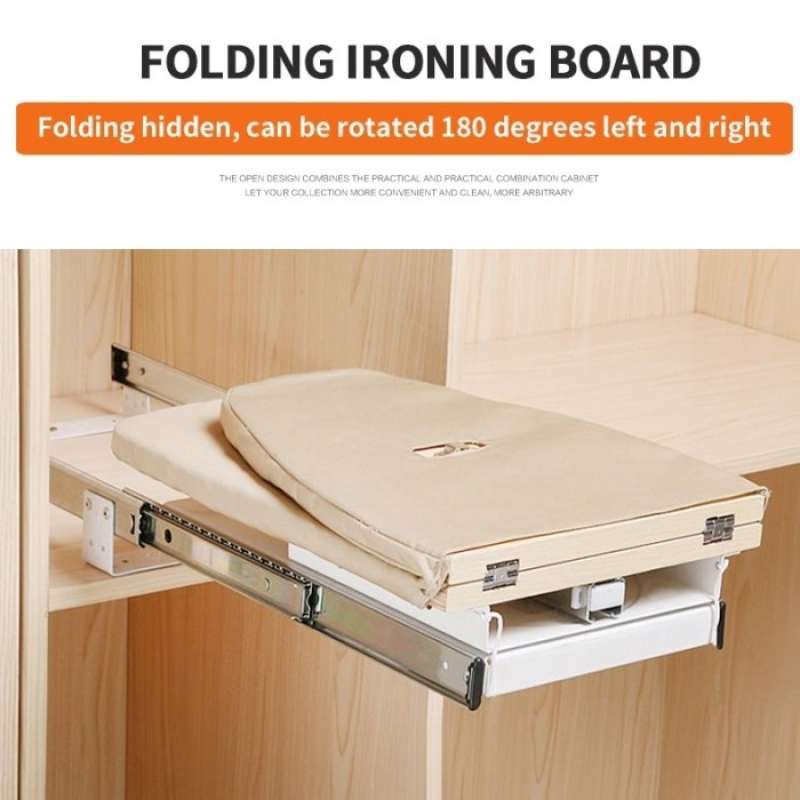 Jual Foldable Ironing Iron Board Papan Meja Setrika Lipat Lemari