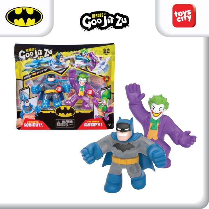 Heroes Of Goo Jit Zu DC VERSUS PACK – BATMAN VS JOKER – Figure Gommosi Da Collezione